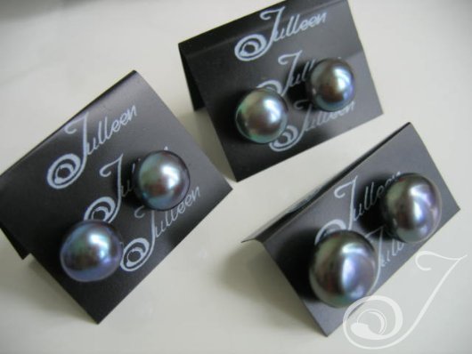 Sweet Black Earrings E301-11