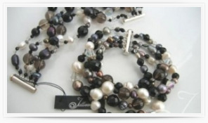 Pearl And Gemstone Bracelets
