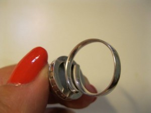 adjustable pearl ring